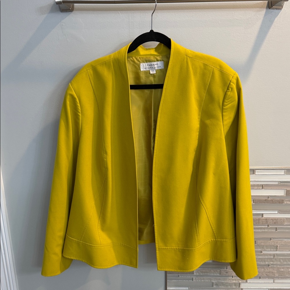 Chic Yellow/Green Blazer for Women